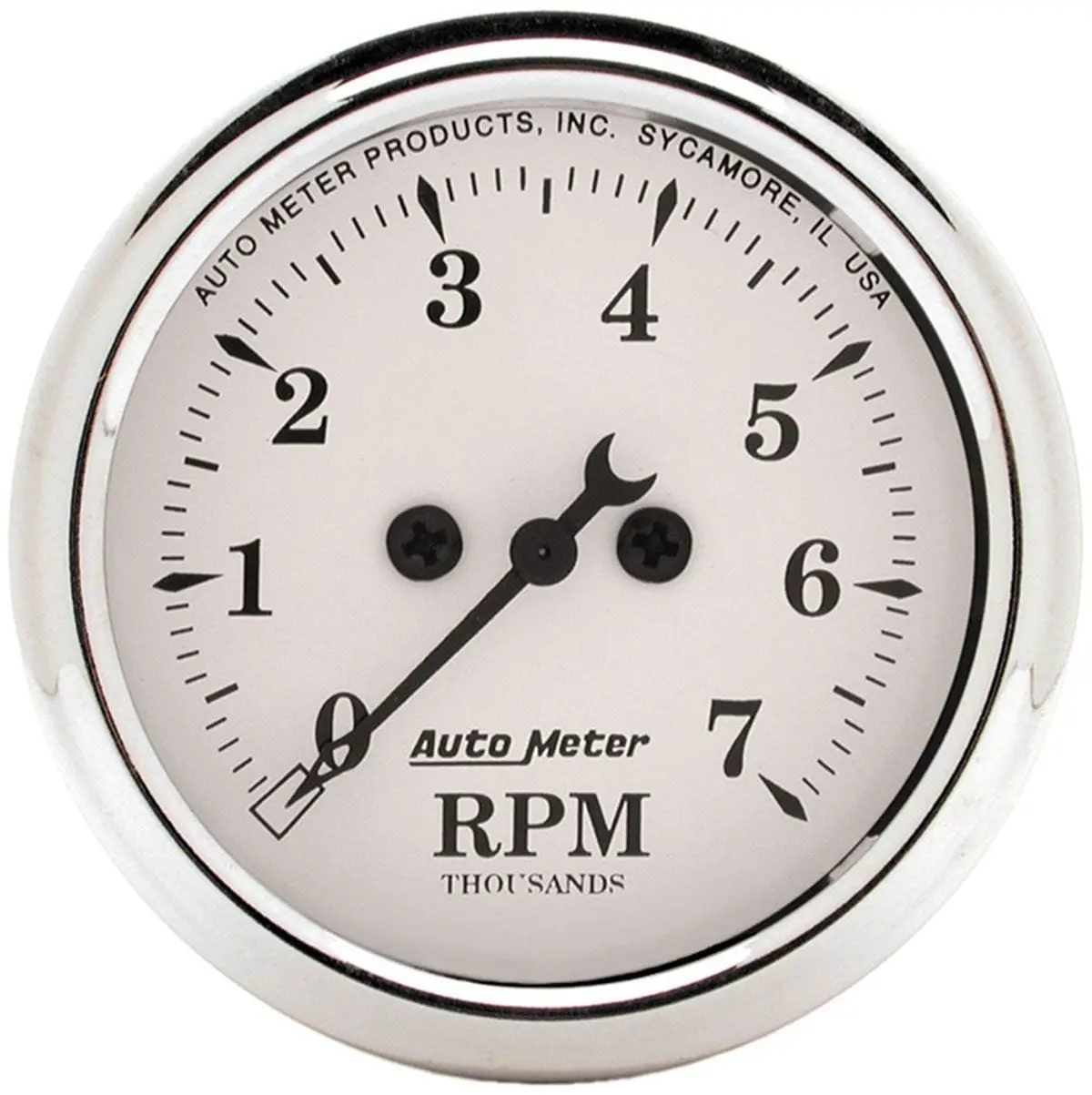 Old Tyme Au1694 Vintage-Style White Dial Tachometer 1
