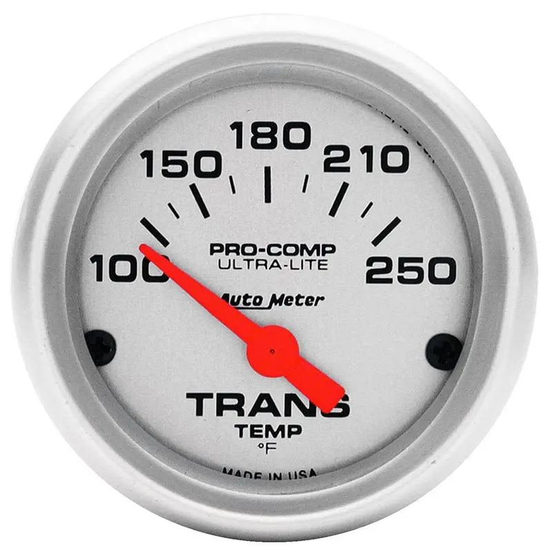 Ultra-Lite Transmission Temperature Gauge — 2-1/16" Dial, Electric Sender (Au4357) 1