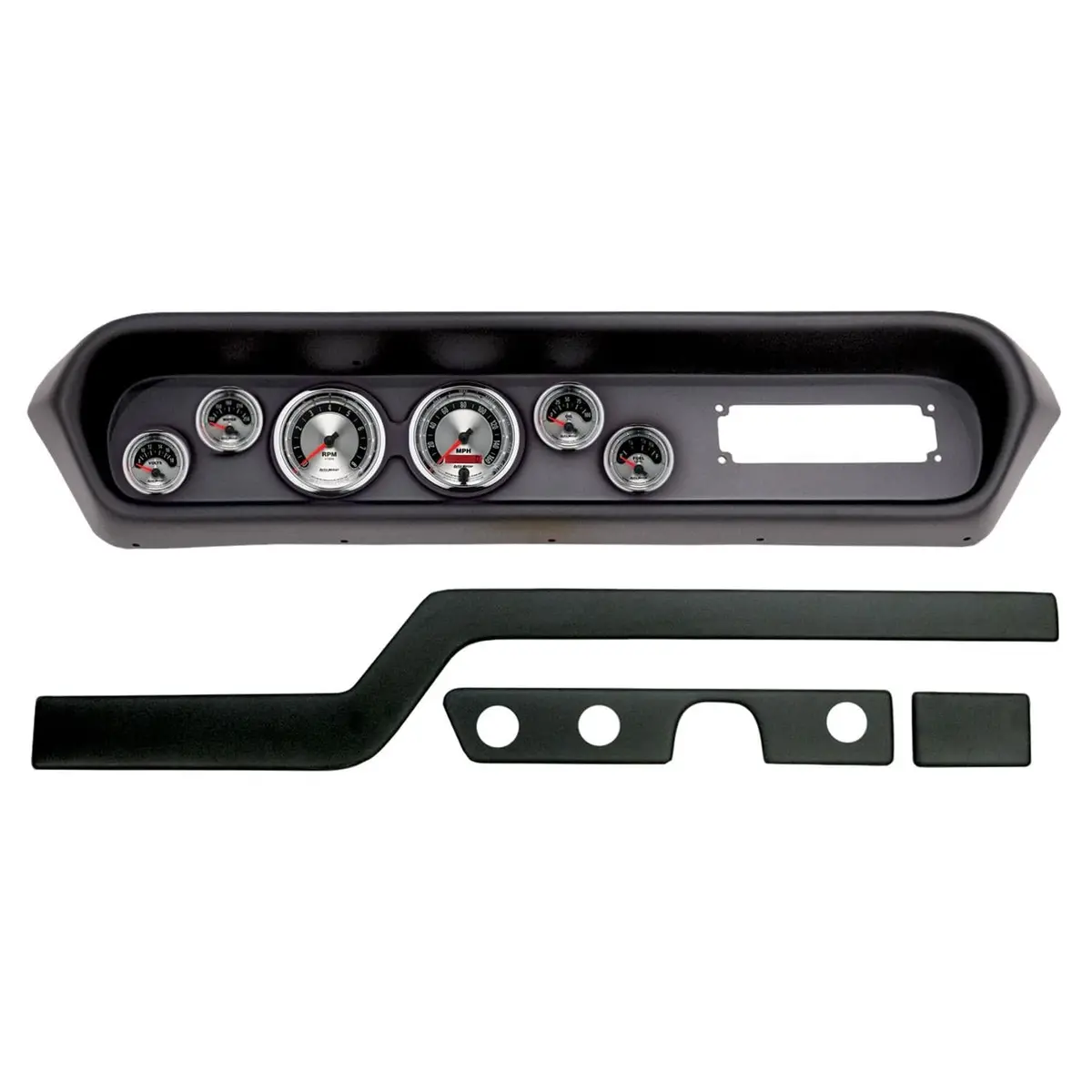 Autometer 2108-01 American Muscle Instrument Cluster – Classic Analog Layout 1