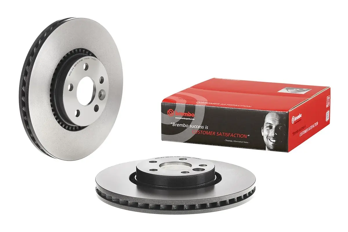 Brembo 09A42621 Uv-Coated Premium Brake Rotors 1