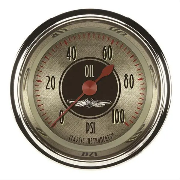 Classic Instruments An181Shc All-American Nickel Series Gauge Set 1
