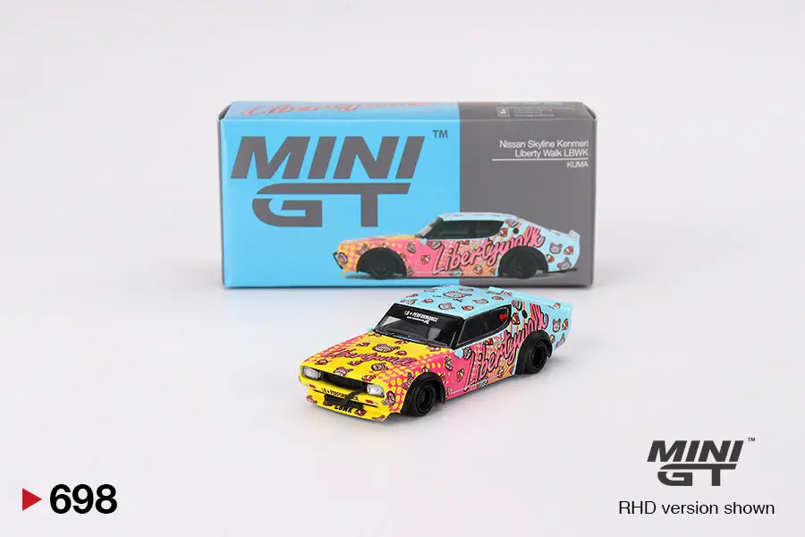 Mini Gt - 1/64 Lb?Works Nissan Skyline Kenmeri Liberty Walk (Lbwk Kuma) 1