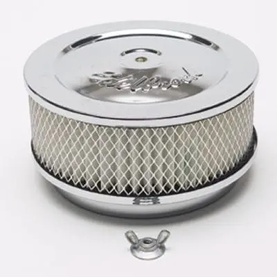 Edelbrock 1209 Pro-Flo Air Cleaner – High-Flow Dual-Filter Assembly For Carbureted Intakes 1