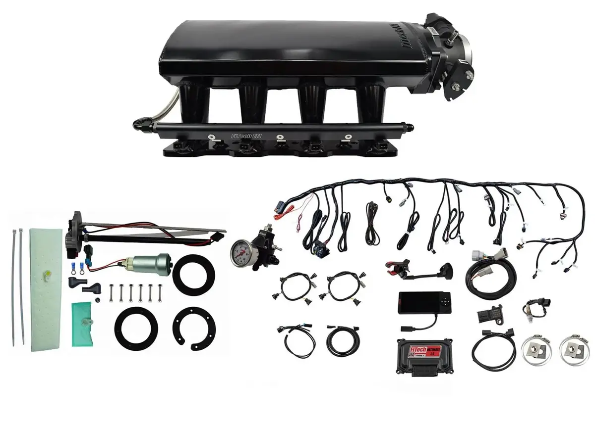 Fitech 76107 Ultimate Ls Efi System – 500 Hp In-Tank Fuel Injection With Go Fuel Module 1