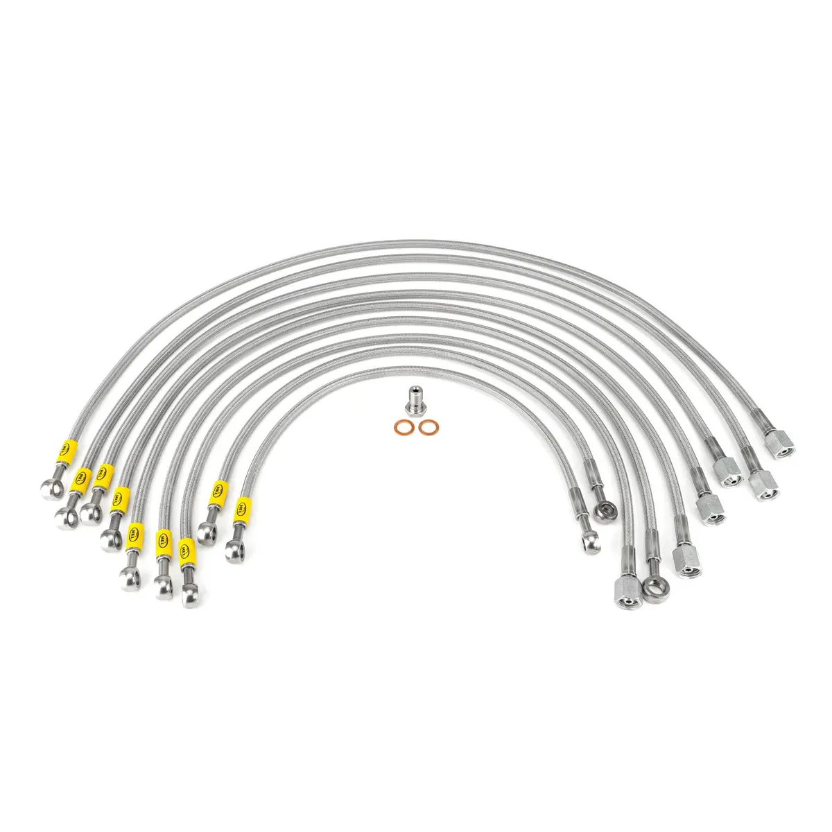 Ford Sierra Xr4, Xr4x4 83+ Braided Injector Lines (9X) 1