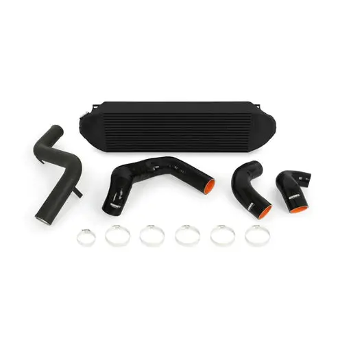 Ford Focus St 13-18 Intercooler Kit Black W/ Wrinkle Black Pipes Mishimoto 1