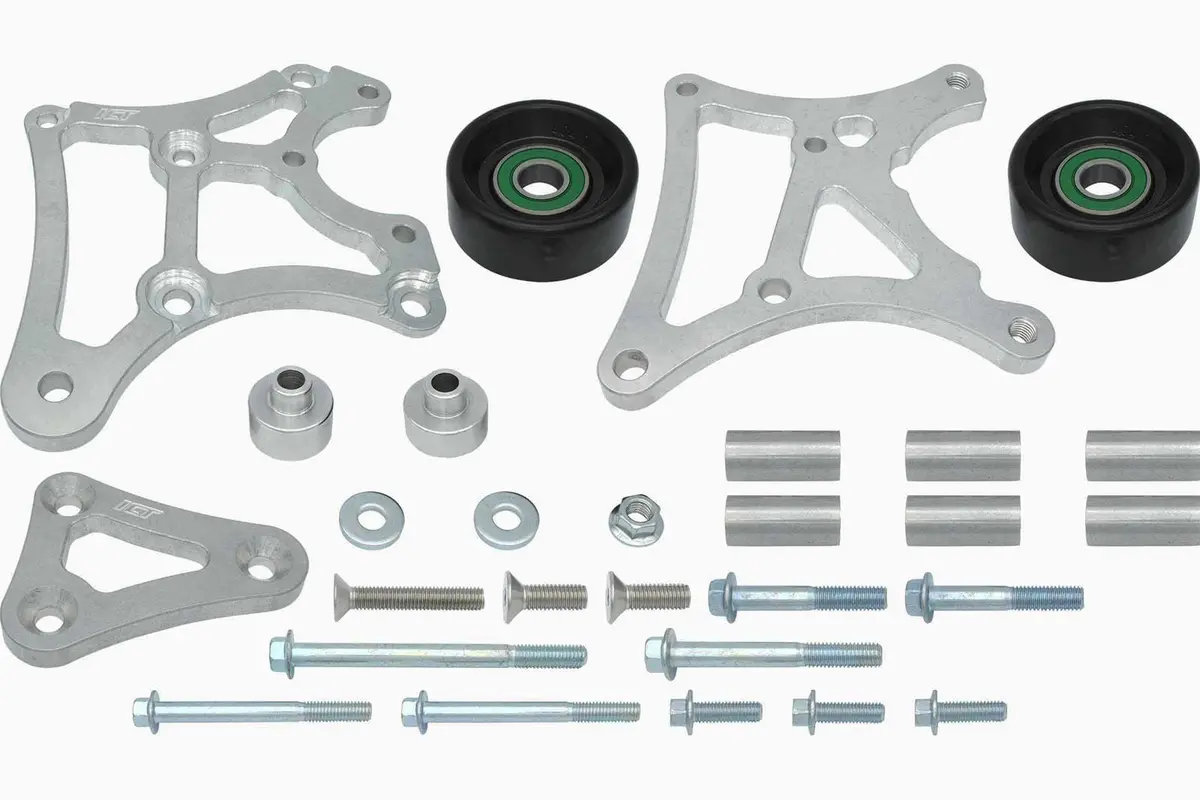 Ict Billet 551129-2 Power Steering Bracket – Cnc-Machined Aluminum 1