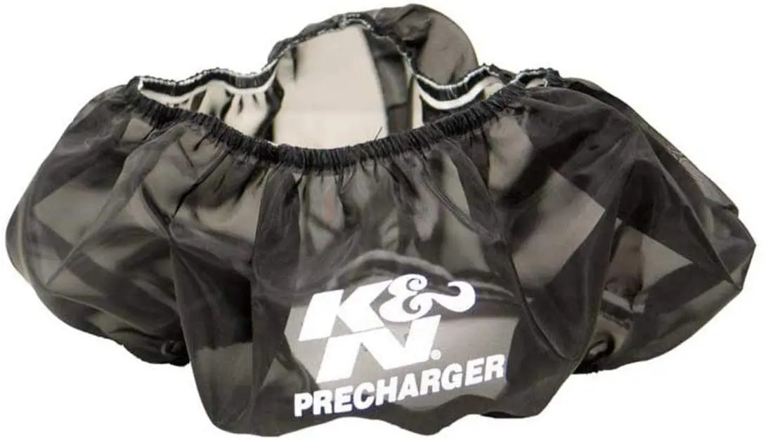 K&N Kn22-8001Pk Precharger Filter Wrap – Black Silicone Intake Cover 1