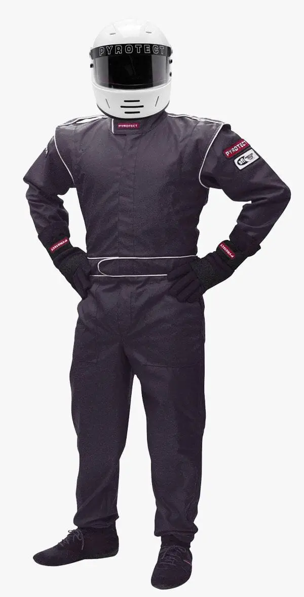 Junior Dx1 One-Piece Black Racing Suit – Medium (Ages 8–10) 1