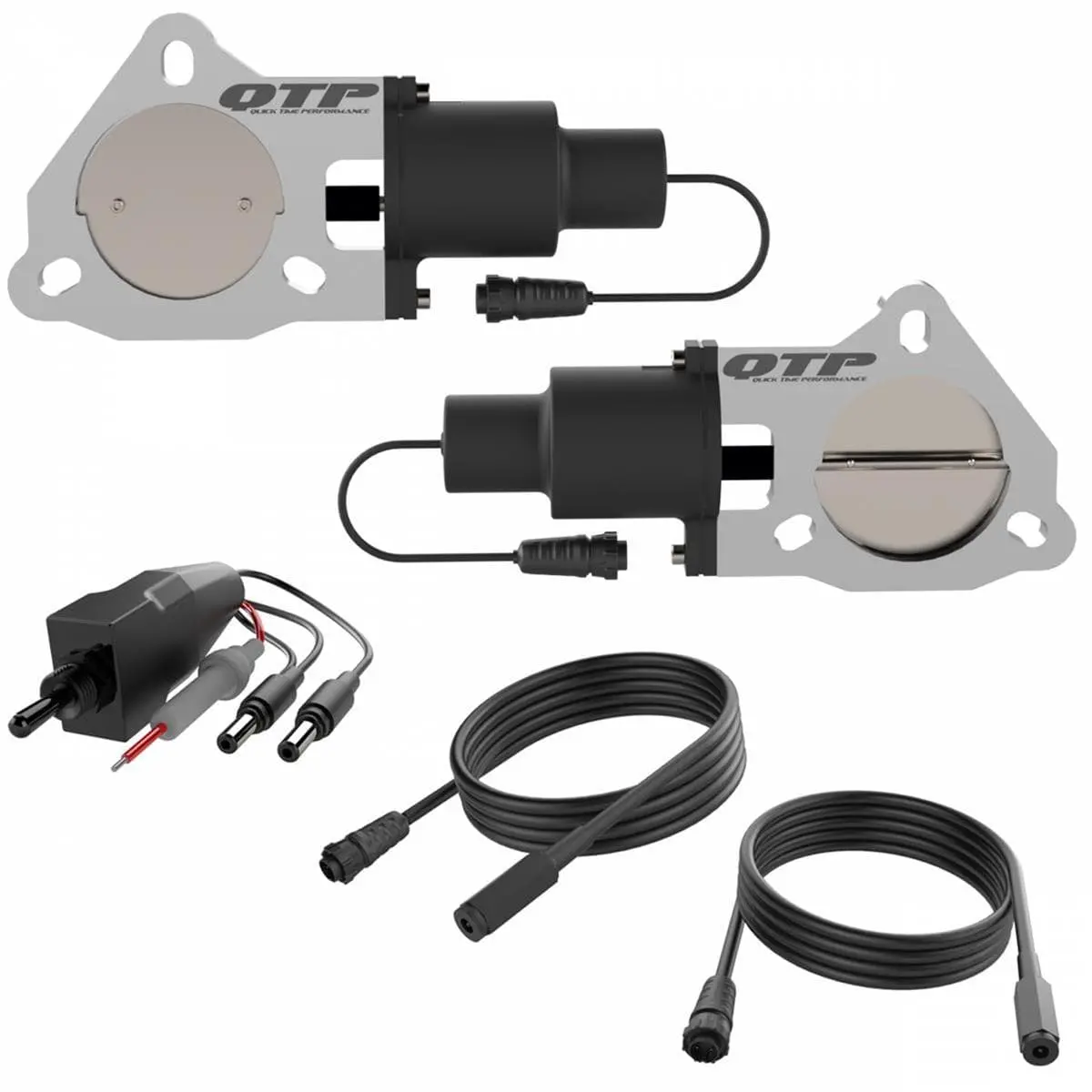 Quick Time Electric Diy Exhaust Cutouts — 6-Inch Dual-Outlet System (Qtec60Diyt0) 1