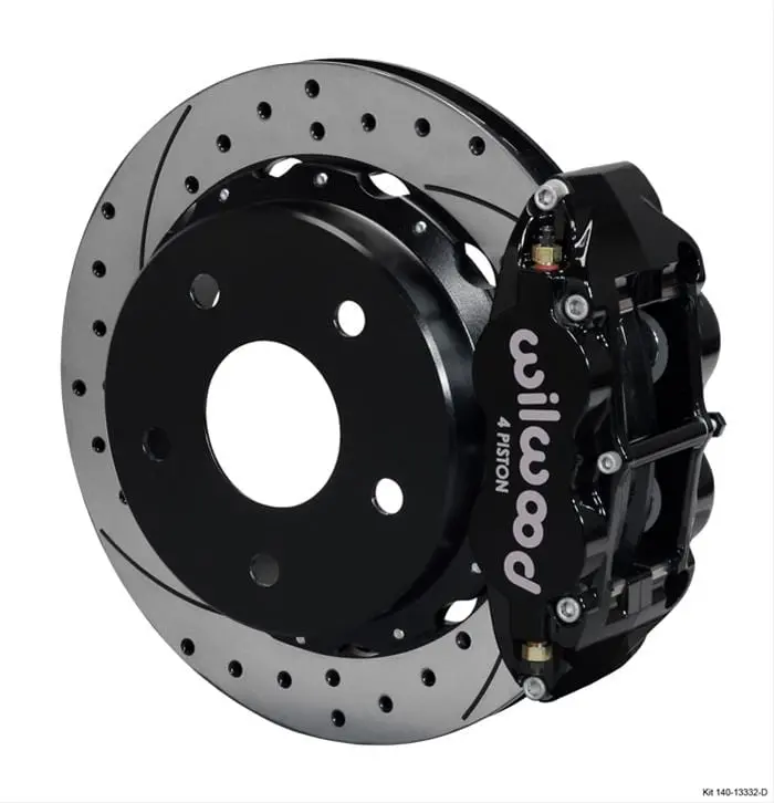 Wilwood 140-13332-D Forged Narrow Superlite 4R Rear Big Brake Kit With Parking Brake 1