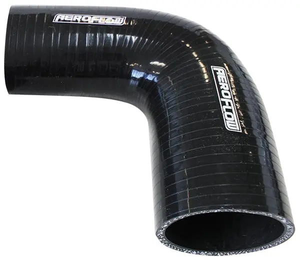 Gloss Black Silicone Hose Reducer – 1-1/4" To 1" Id, 90° Elbow 1