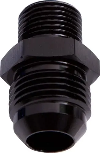 M14×1.5 To -4An Male Flare Adapter – Black Anodized, Af732-04Blk 1