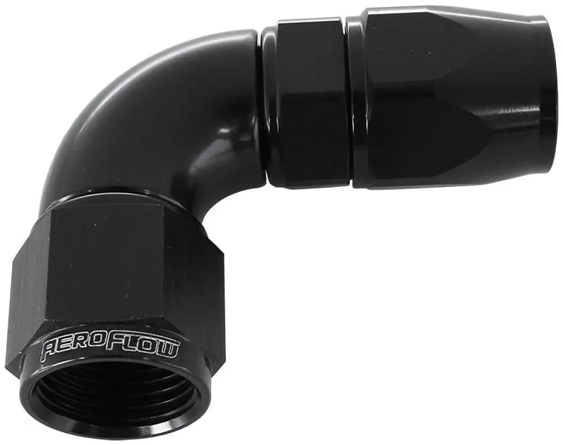 570 Series Ptfe Swivel Hose End – -6An, 90° – Af573-06Dblk 1