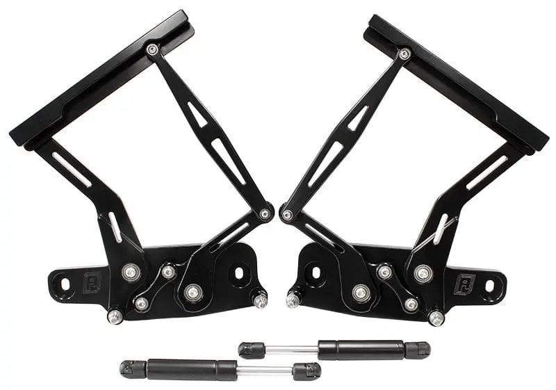 Holden Torana Billet Hood Hinge Kit – Cnc-Machined Black Finish For Classic Muscle Cars 1