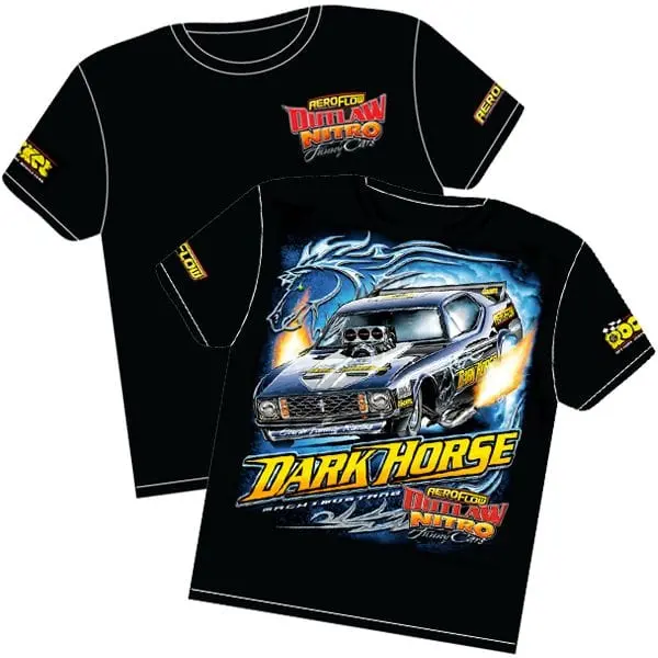 Dark Horse Motorsports 'Outlaw Nitro' Funny Car T-Shirt - Rtdh-Ys 1