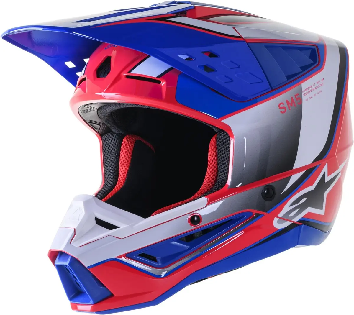 Alpinestars Sm5 Mx Helmet – Compact Fit, Xs Size 8306823-2387 1