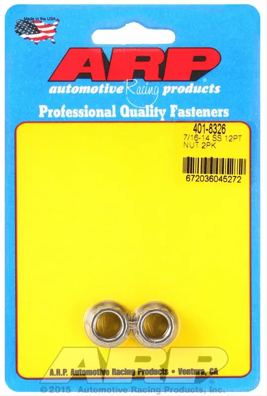 Arp 12-Point High-Strength Fastening Nuts - Grade 8, 401-8326 1