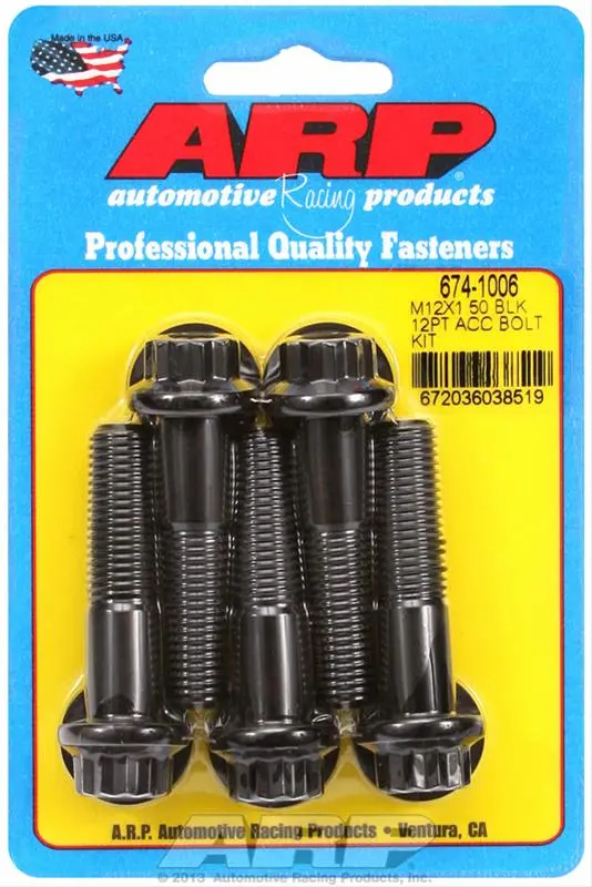 Arp 674-1006 Chromoly Steel Bolts – High-Tensile Fasteners For Engine And Chassis Applications 1