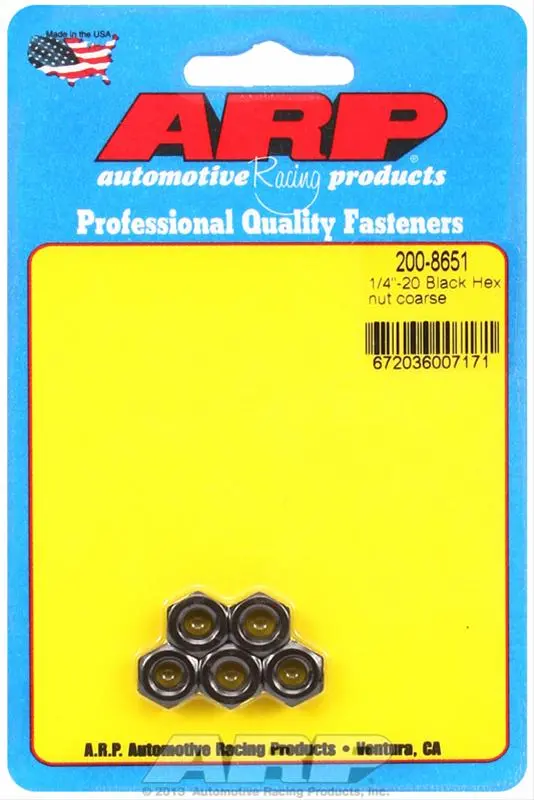 Arp Hex Nut Set – 200-8651 Standard Thread 1
