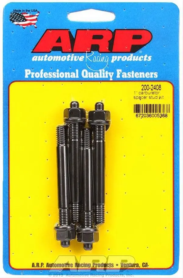 5/16" X 3.2" Carburetor Stud Kit With Hex Black Oxide Finish – Ar200-2408 1