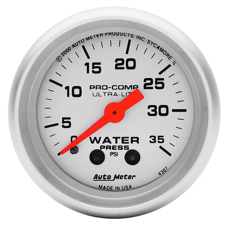 Autometer Au4307 Ultra-Lite Water Pressure Gauge 1