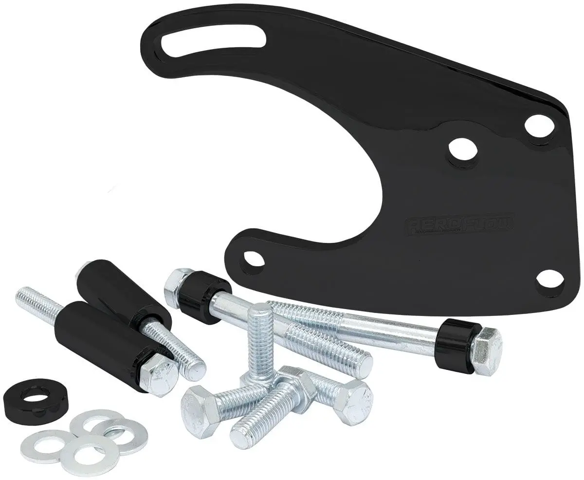 Cnc-Machined Billet Aluminum Ford Windsor Power Steering Bracket 1
