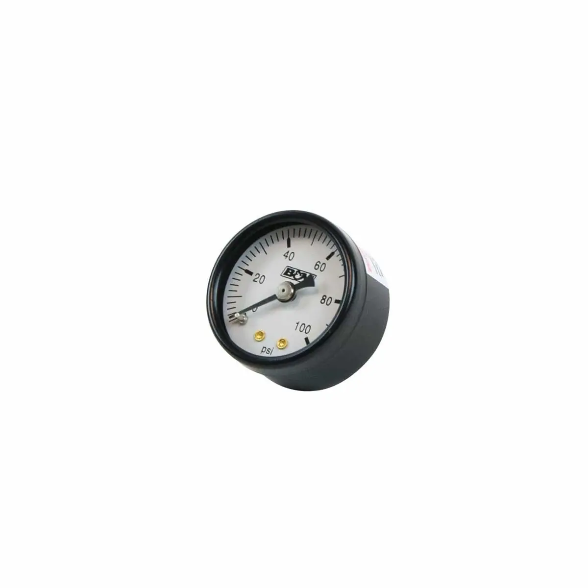 B&M 46054 Fuel Pressure Gauge – Mechanical 0–100 Psi Gauge With Chrome Bezel And Led Illumination 1