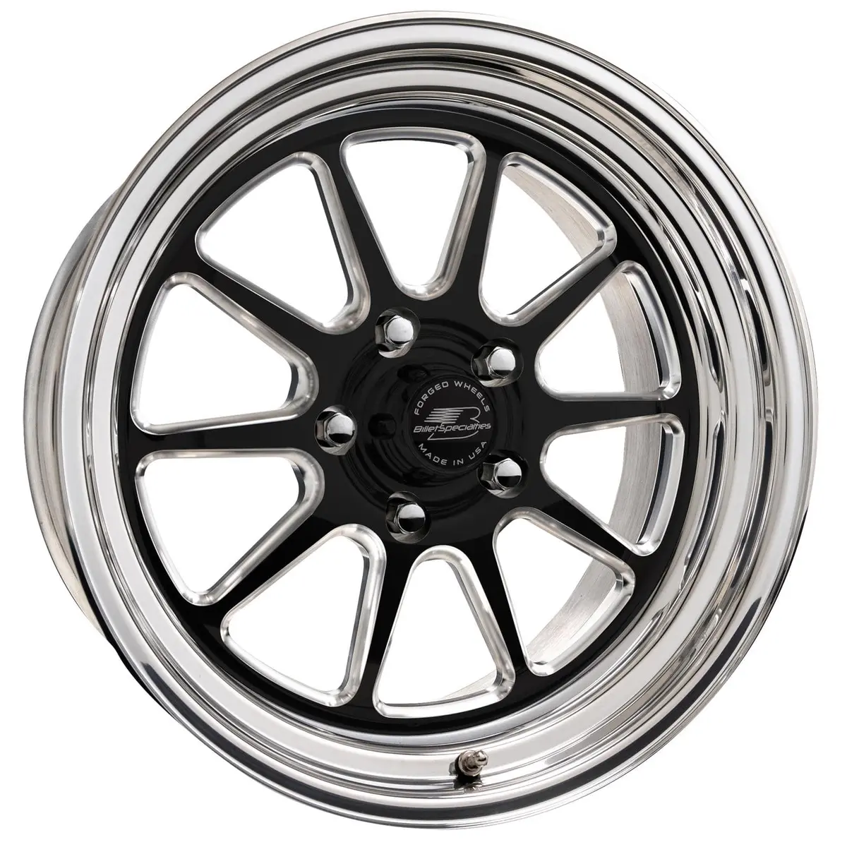 Billet Specialties Amc33 Malibu Black Satin Custom Wheel – 18X8", 5X4.75" Bolt Circle 1