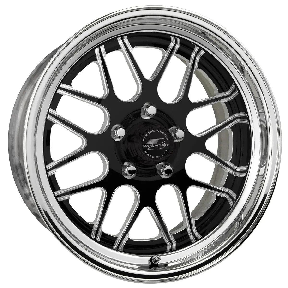 Billet Specialties Amc63 Turbo Black Satin Custom Wheel – 17X7.5 Inch, 5X4.5 Bolt Pattern 1