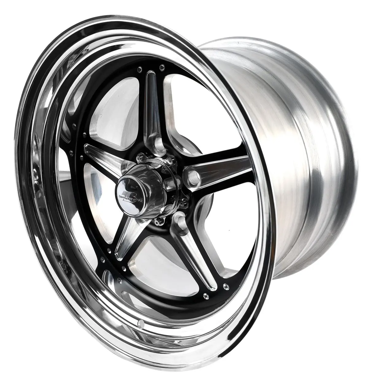 Billet Specialties Street Lite Black Wheels – 15X6.5", 5-Lug, Low-Profile Design 1