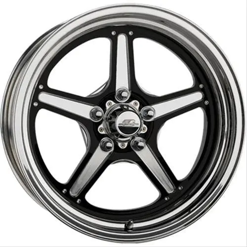 Billet Specialties Brs037116165 Street Lite Black Alloy Wheels – 16X7 Inch 1