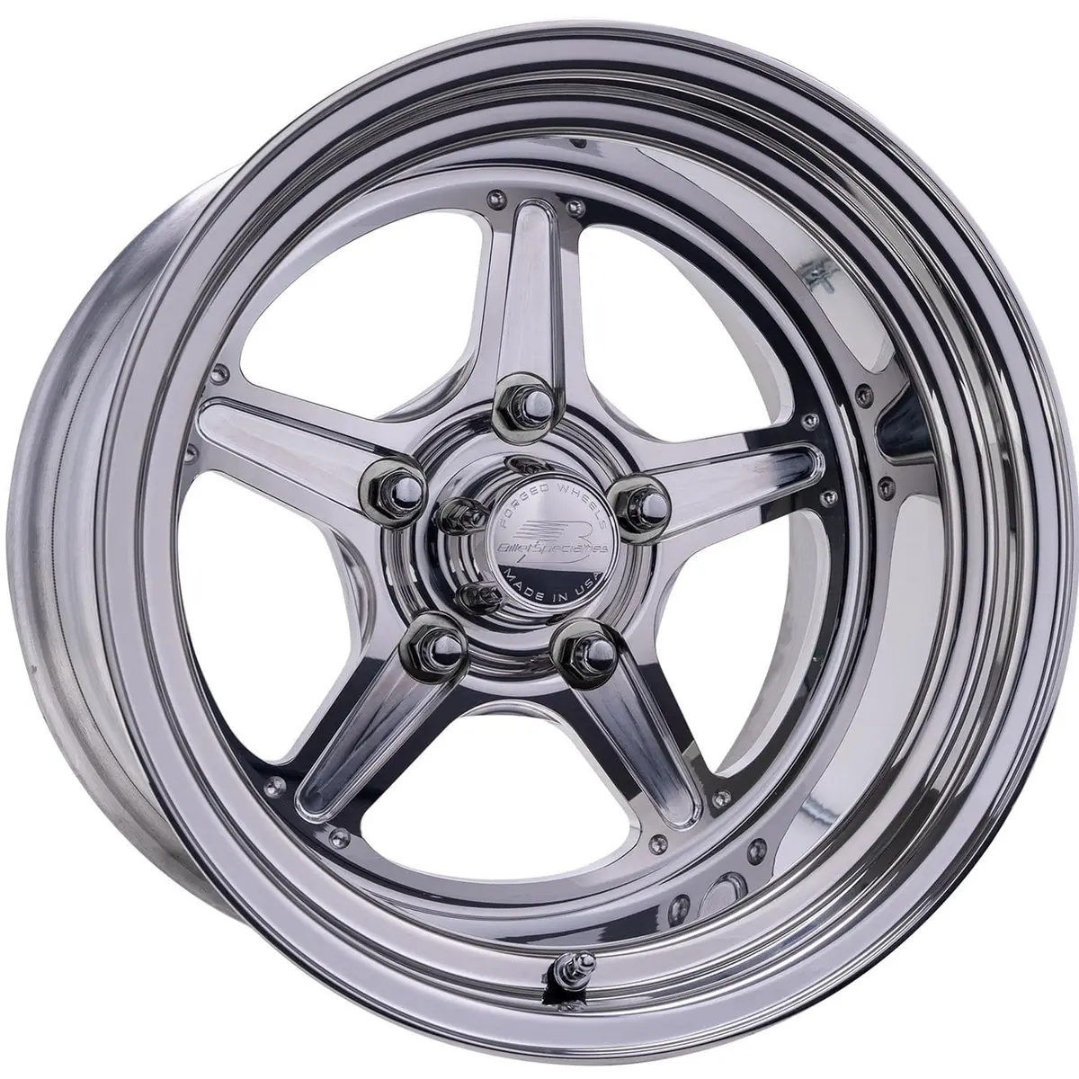 Billet Specialties Street Lite Wheel – Polished Finish, 15X7.375" (Rs23515L7375) 1