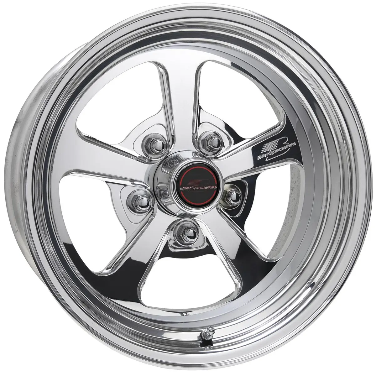 Billet Specialties Rs Series Wheel – 12X7 Inch, 5X4.75 Bolt Pattern, Polished Lip Design 1