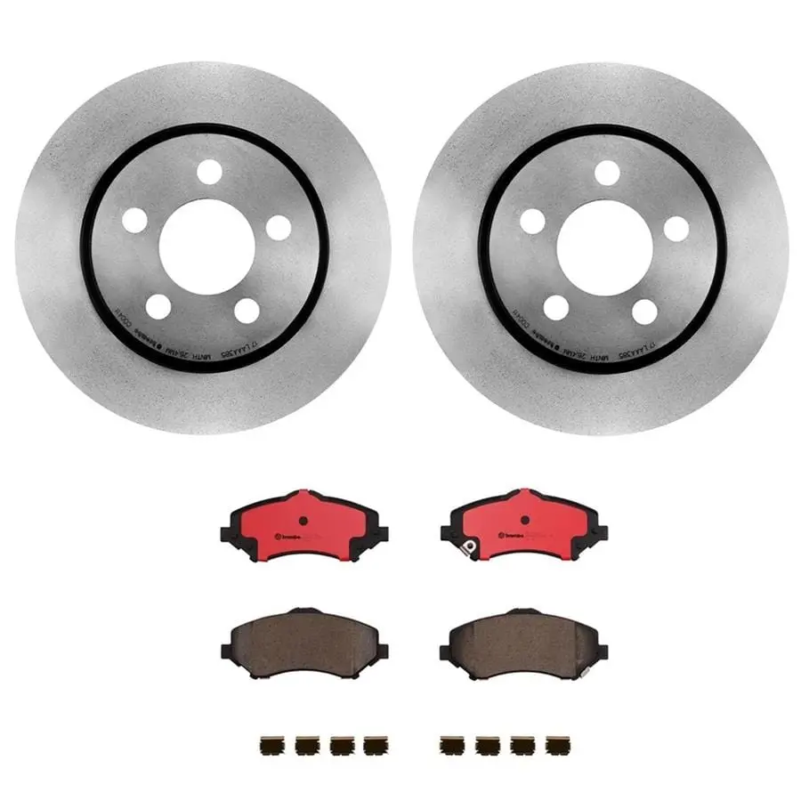 Brembo Premium Brake Kit – Includes Rotors & Ceramic Pads, Kt00782 1