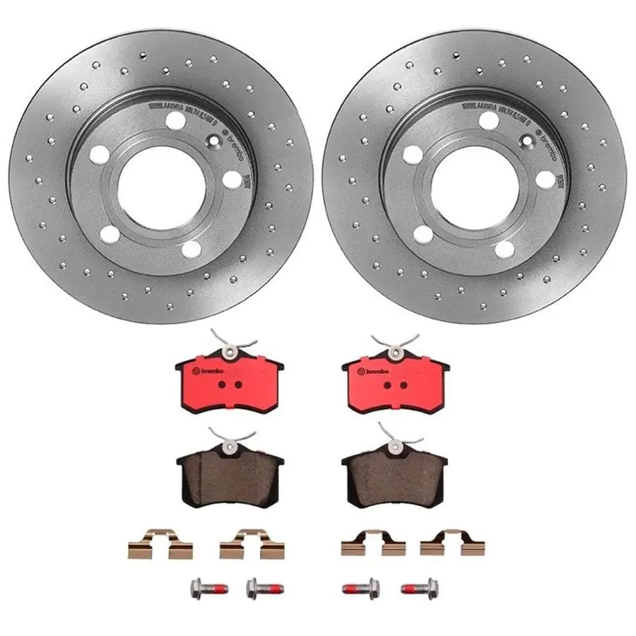Brembo Ktx0096 Brake Pad & Rotor Kit 1
