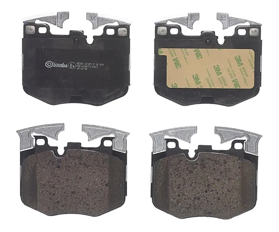 Brembo P06099 Low-Metallic Brake Pads – Quiet, Low-Dust Performance 1