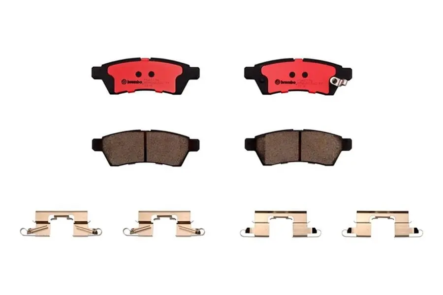 Brembo P56077N Nao Ceramic Brake Pads For Quiet, Low-Dust Performance 1