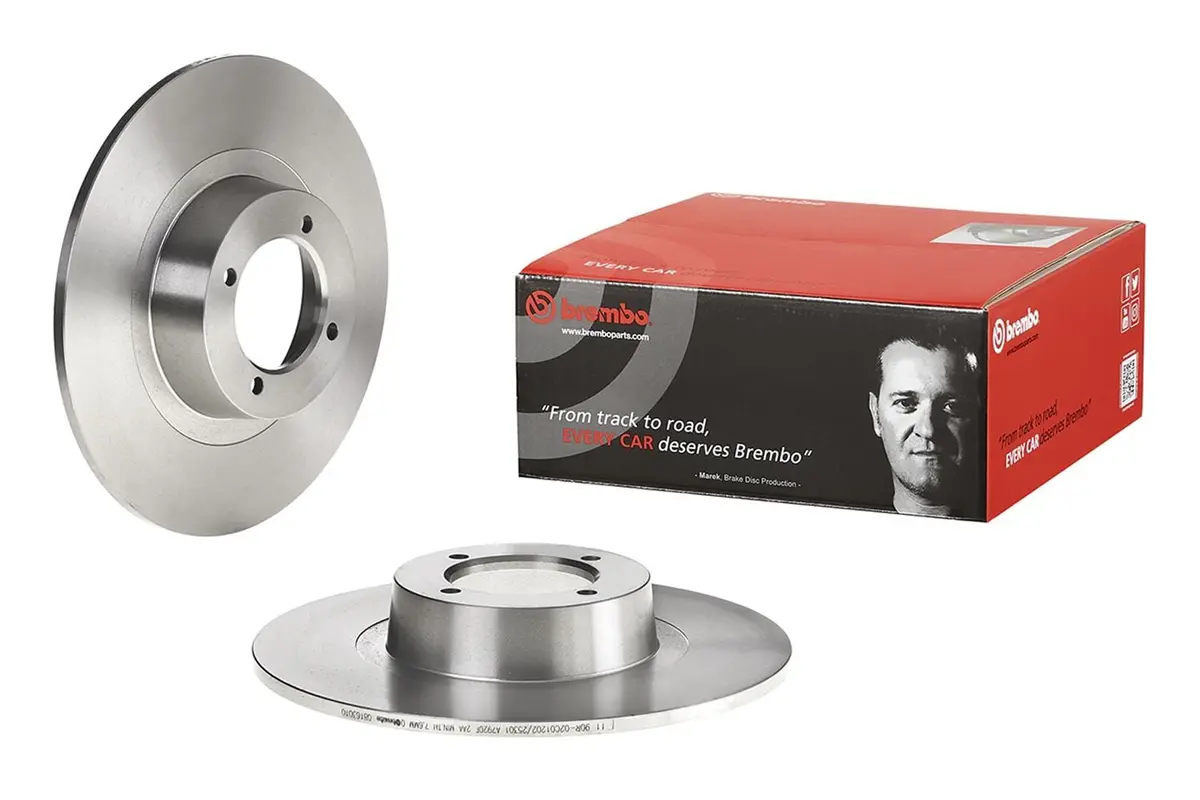 Brembo 08.1630.10 Uv-Coated Premium Brake Rotors 1