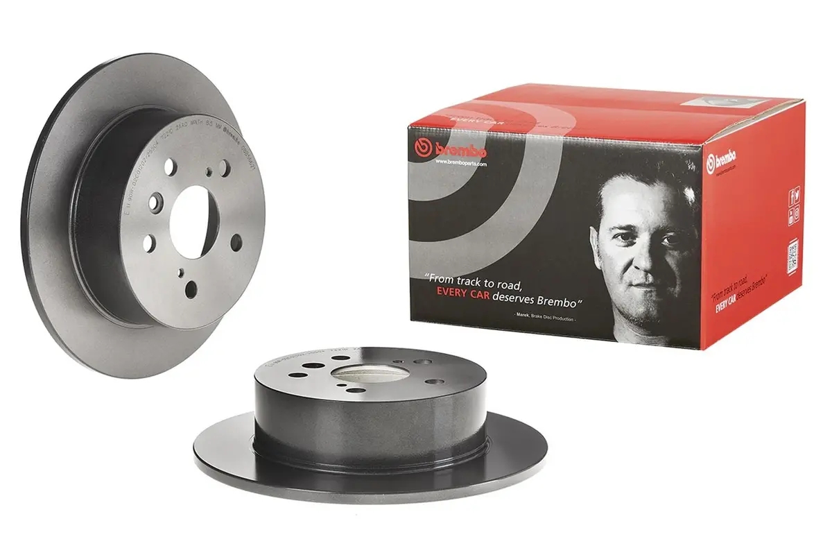 Brembo 08.B566.21 Uv-Coated Premium Brake Rotor – Enhanced Corrosion Resistance 1