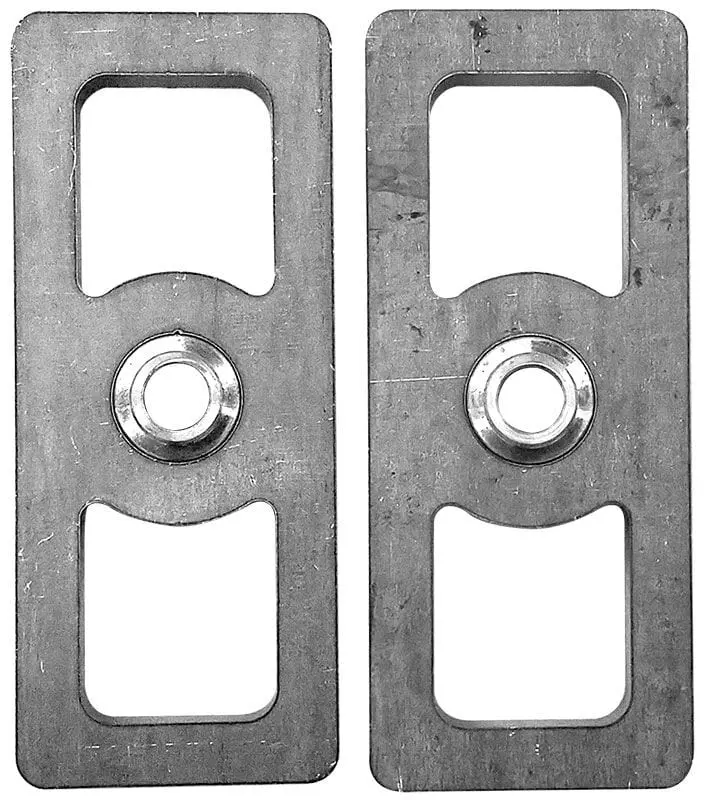 Stackable Rear Axle Lowering Blocks – 2" Pair, Part Ctlb-02 1