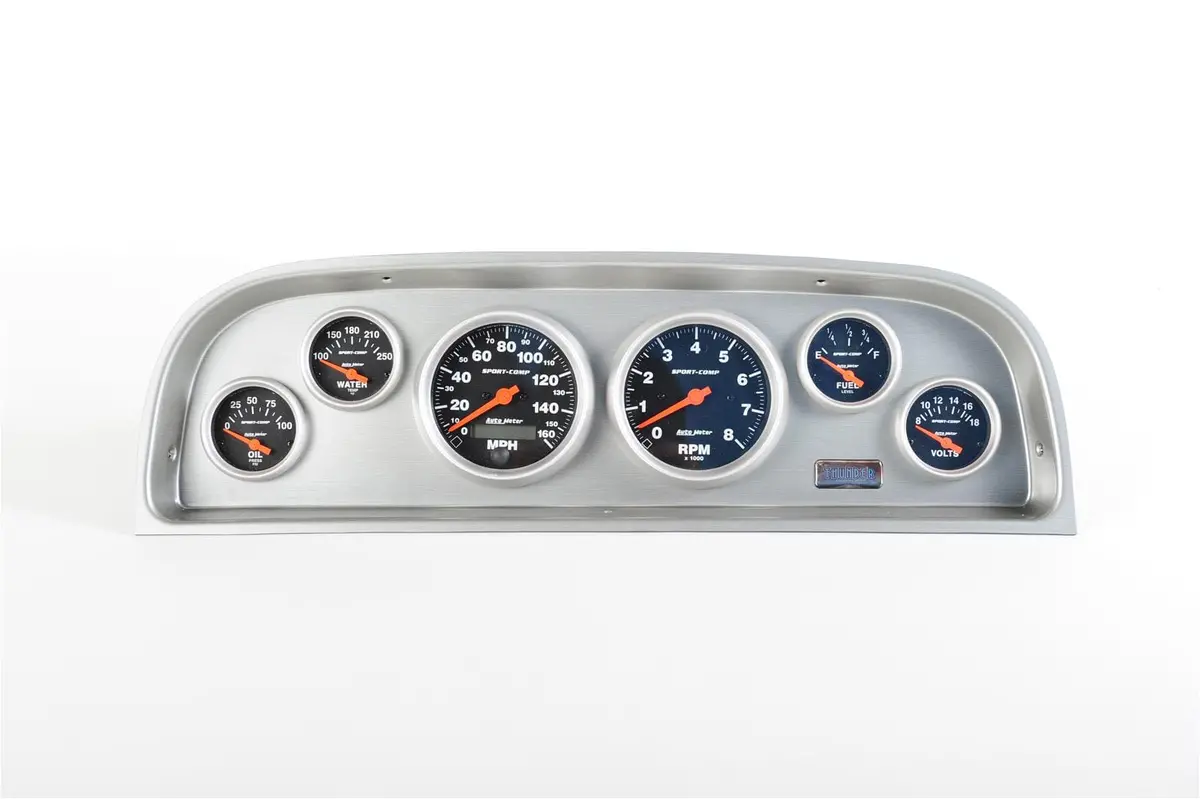 Classic Thunder Road 107600112 Dash With Autometer Gauges 1