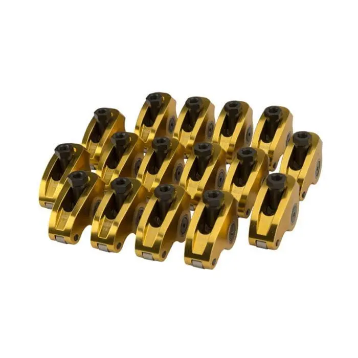 Comp Cams 19018-16 Ultra Gold Anodized Aluminum Rocker Arms – 1.6:1 Ratio 1