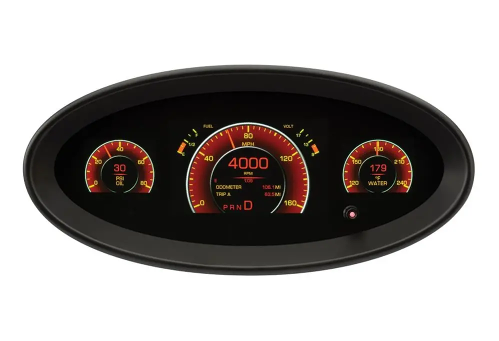 Dakota Digital Grfx Universal Elliptical Digital Gauge Kit – Grfx-2017 1