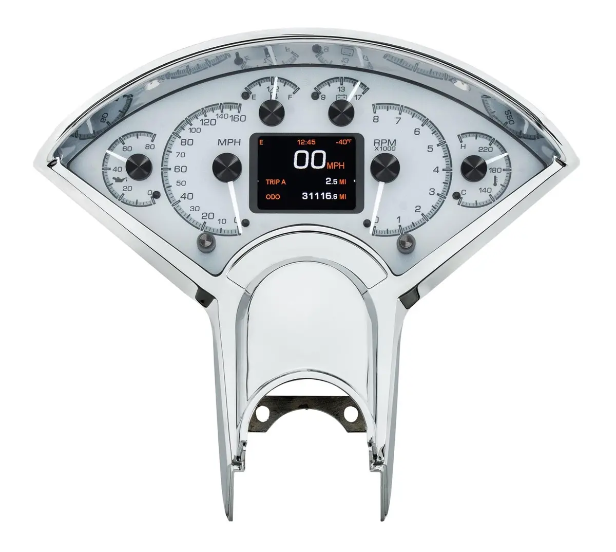 Dakota Digital Hdx Analog Gauge Cluster – Hdx-55C-S (Direct-Fit, 5.5" Round) 1