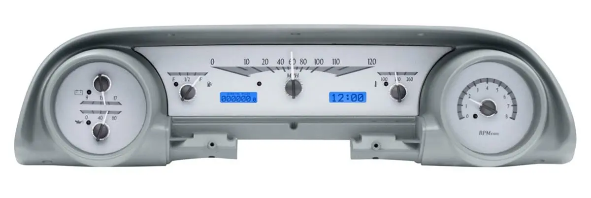 Dakota Digital Vhx-63F-Gal-S-B Direct-Fit Analog Gauge System 1