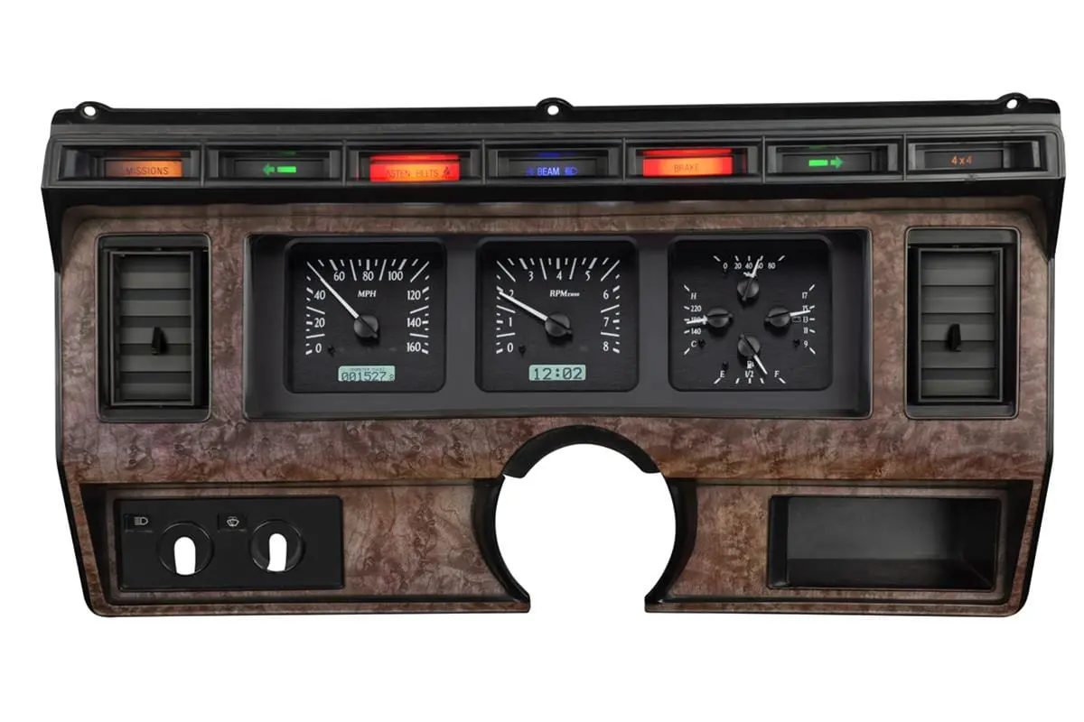 Dakota Digital Vhx-80F-Pu-K-W Direct-Fit Analog Gauge System 1