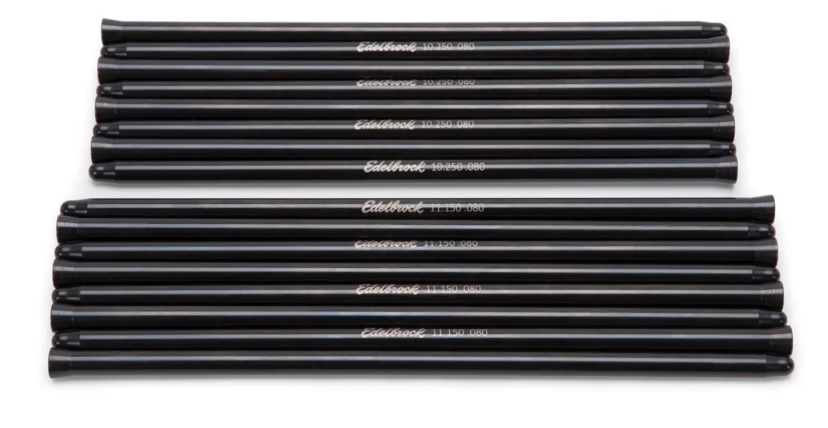Edelbrock 9617 Chromoly Steel Pushrods For High-Performance Engines 1