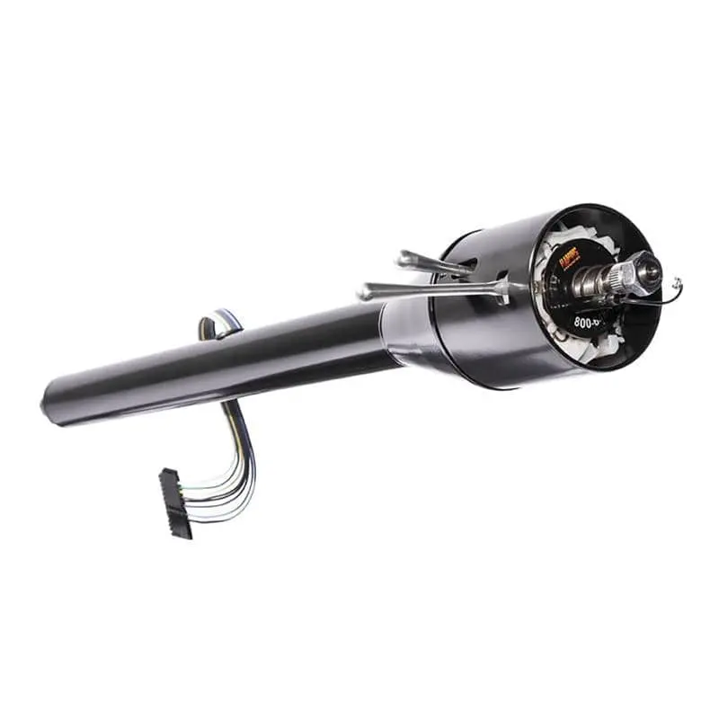 Flaming River Black-Anodized Steering Columns – Column-Mounted With Collapsible Design 1