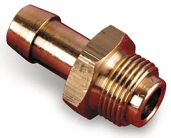 Holley Carburetor Fuel Line Hose Fitting – Zinc-Plated Brass (Ho26-29) 1